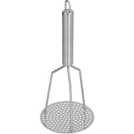 Pilon à Purée en Acier Inoxydable, Masseur de Fruits et Viande avec Manche Ergonomique pour Cuisine (1/5)