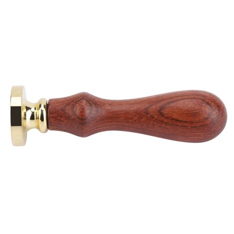 Bâton de Cire à Sceller Rétro en Bois pour Cartes de Mariage - Cachet Classique (039) (1/5)