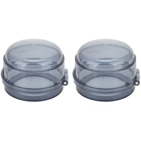 2 pièces Couvre-boutons de cuisinière à gaz Sécurité enfant Protection pour cuisine Maison Noir Flare (1/5)