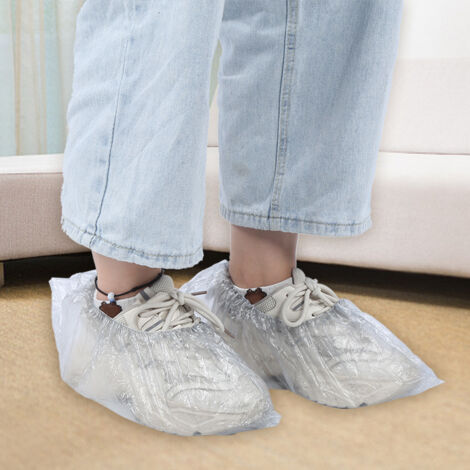 80 Pièces Protections Chaussures Jetables Épaisses Imperméables Anti-dérapage Anti-poussière