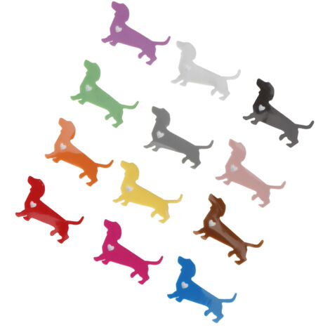 24 marqueurs de verre en silicone pour chats et chiens, formes d'animaux, identifiants de gobelets pour fêtes (1/5)