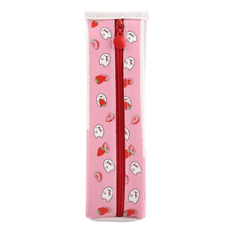 Trousse Scolaire Cartoon Motif Lait - 3 Couleurs, Grande Capacité, Imperméable PU (1/5)