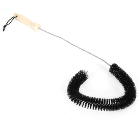 Brosse de Nettoyage Flexible pour Tuyaux de Machine à Laver et Réfrigérateur - Noir (1/5)