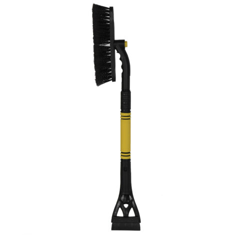 Grattoir à Glace 3 en 1 Extensible pour Voiture - Brosse à Neige et Pelle Multifonction - Outil de Nettoyage Automobile Jaune (1/5)
