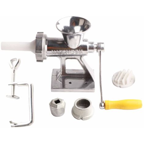 Hachoir à viande manuel pour cuisine, machine à broyer légumes et viande avec manivelle - 1 pièce (1/5)