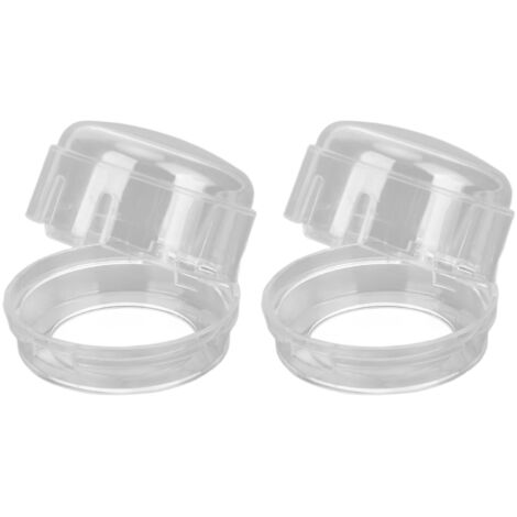 2 pièces Protections Transparentes pour Boutons de Cuisinière à Gaz - Sécurité Enfants (1/5)