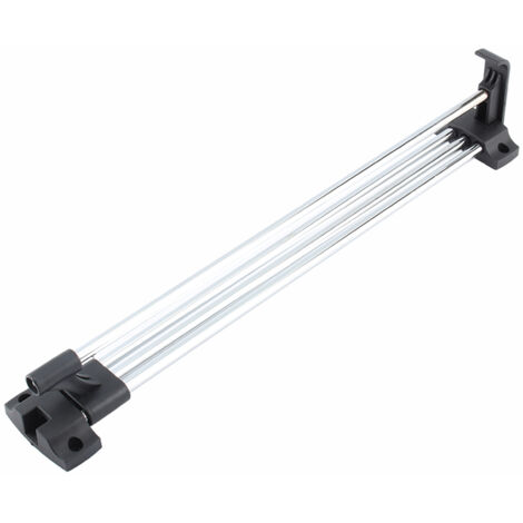 Rail Rétractable pour Armoire, Porte-vêtements Extensible en Chrome pour Manteaux et Serviettes, Tige de Placard (1/5)