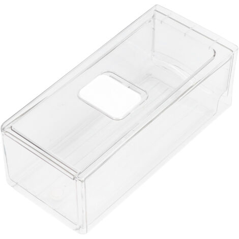 Bacs de Rangement Transparents pour Réfrigérateur - Rangement Empilable pour Garde-Manger, Bacs de Classement Alimentaires (1/5)