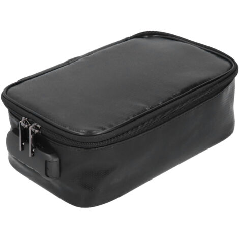 Sac ignifuge pour documents avec serrure, portable et compact, idéal pour la maison, le bureau et les voyages. (1/5)