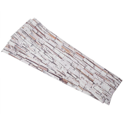 Autocollants décoratifs adhésifs pour escalier en PVC motif roche, décoration intérieure (1/5)