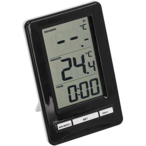 Thermomètre électronique sans fil de haute précision pour intérieur et extérieur (1/5)