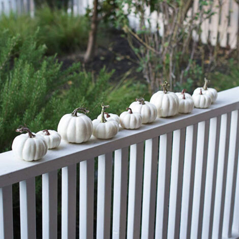 6 Pièces Citrouilles en Mousse de Tailles Variées pour Décorations d'Halloween (1/5)