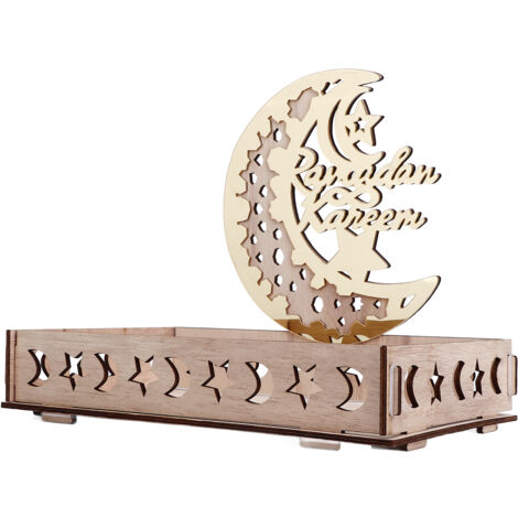 Plateau de Service en Bois de Buis pour Desserts, Plateau à Gâteaux pour Fêtes et Célébrations, Idéal pour Décoration de Table et Événements Spéciaux (1/5)