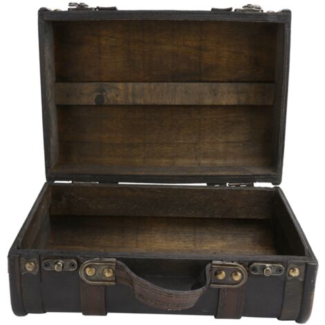 Vintage Valise en Bois pour Décoration Studio et Accessoire Photo (1/5)