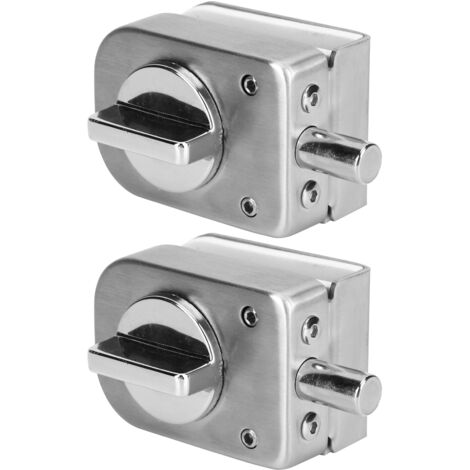 Serrure De Porte En Inox Pour Salle De Bain – Loquet Cabine, Look Moderne Et Finition Argentée