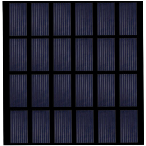 Panneau solaire polycristallin 6V 1.5W mini, plaque stratifiée PET pour chargeur de batterie DIY et extérieur. (1/5)