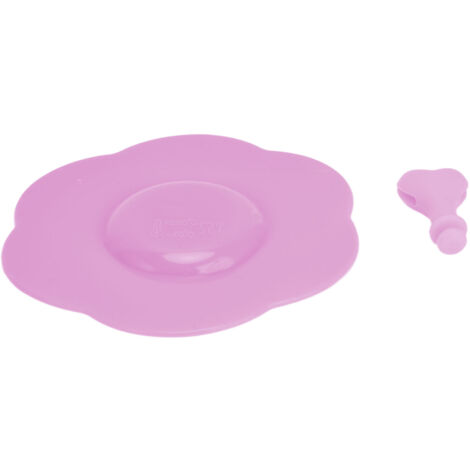 Couvercle en silicone pour tasses à boissons chaudes et froides, résistant à la chaleur et anti-poussière, rose pour cuisine (1/5)