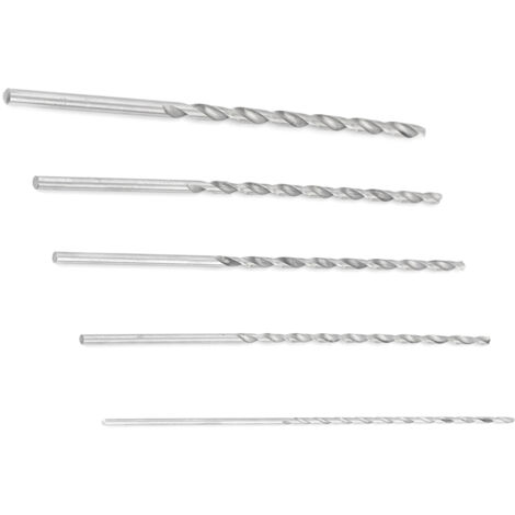 Foret hélicoïdal longue en acier rapide, tige droite, 2-5mm pour bois (1/5)