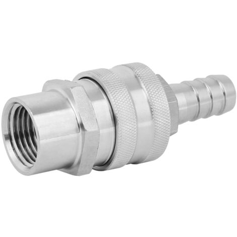 Accessoire de Pompe à Bière à Déconnexion Rapide, Filetage Femelle 1/2 Pouce NPT et Barbelure (1/5)