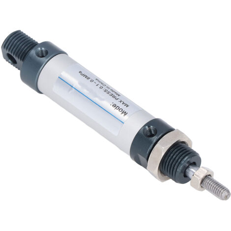 Cylindre Pneumatique Mini 16mm Double Effet en Alliage d'Aluminium MAL16x25 0.1‑0.8Mpa (1/5)