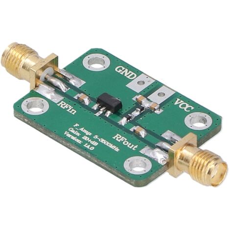 Module Amplificateur Faible Bruit LNA RF Large Bande 5‑6000MHz Gain 20dB Composants Électroniques (1/5)
