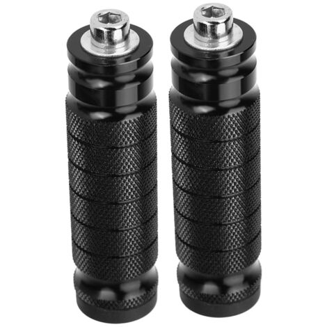 2 pièces repose-pieds arrière universels pour moto, repose-pied antidérapant M8, pédales réglables