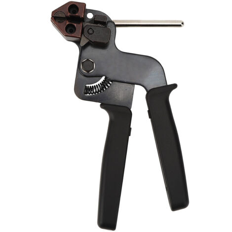 Pistolet de serrage automatique pour colliers en acier inoxydable avec coupeur intégré