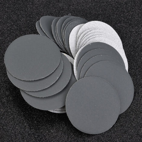 50 disques abrasifs auto-agrippants 50mm pour ponçage et polissage - Lot de 50 - Grain 1500 (1/5)
