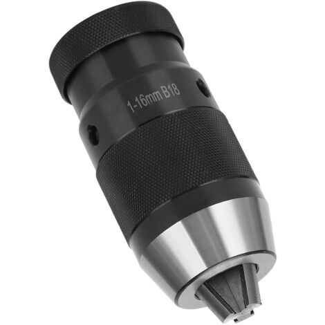 Mandrin de Perceuse Auto-Serrant sans Clé pour Tour Acier Rapide 1-16mm B18 Outils Matériel (1/5)