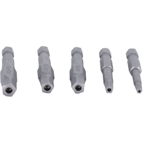 5 Pièces Embouts Magnétiques Pentagonaux pour Visseuse, Jeu de Douilles Magnétiques Durables pour Perceuse (1/5)