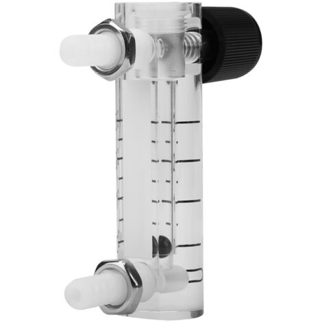 Débitmètre LZQ-2 0-3LPM avec vanne de régulation pour oxygène/air/gaz (1/5)