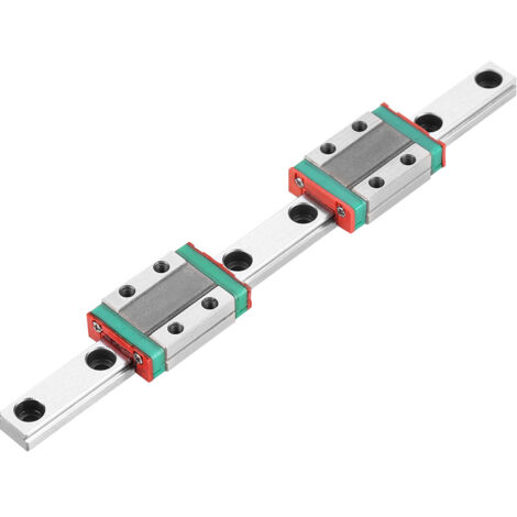 Rail linéaire MGN9B 150mm avec 2 blocs coulissants, guidage précis 9mm (1/5)