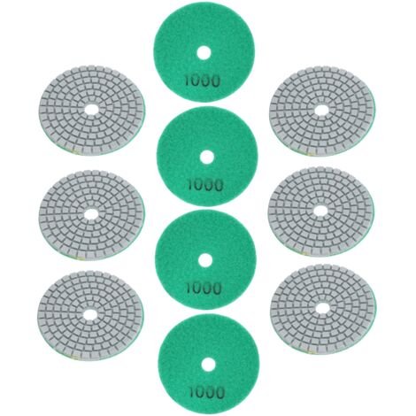 10 Disques Diamant 3 Pouces pour Polissage Marbre Béton Pierre 1000 Grain (1/5)