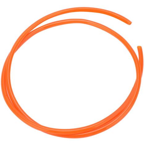 Tuyau Pneumatique Flexible TPU pour Air Comprimé, Carburant et Huile, TPU0805 OD8xID5 Orange 1mètre