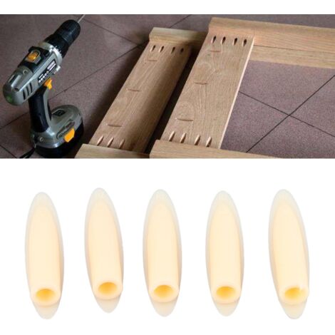100 bouchons en bois de 9,5 mm pour gabarit de perçage d'angle, accessoires d'outillage menuiserie (jaune) (1/5)