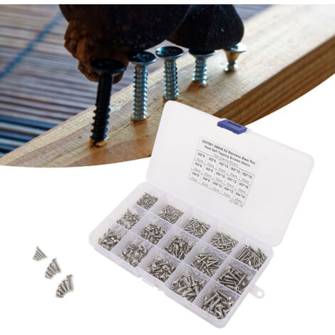 500 pièces Vis M2 M3 M4 en Acier Inoxydable Résistant à la Corrosion - Kit de Fixation Polyvalent