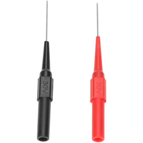 2 pièces Aiguille de Percolation Isolante Micro Pince Non Destructive pour Multimètre P5007 (1/5)