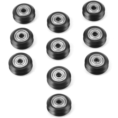 10 roulements passifs ronds en plastique POM pour imprimante 3D avec roue à poulie (1/5)