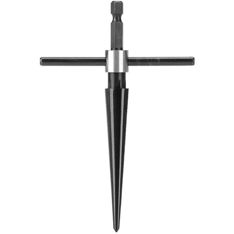 Alésoir à main en forme de T pour trous de chevalets, outil de perçage hexagonal effilé (1/5)