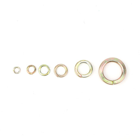 800 Pièces Rondelles Grower Ressort Acier Élastique Joint Boulonnerie Accessoires Quincaillerie avec Boîte de Rangement (1/5)
