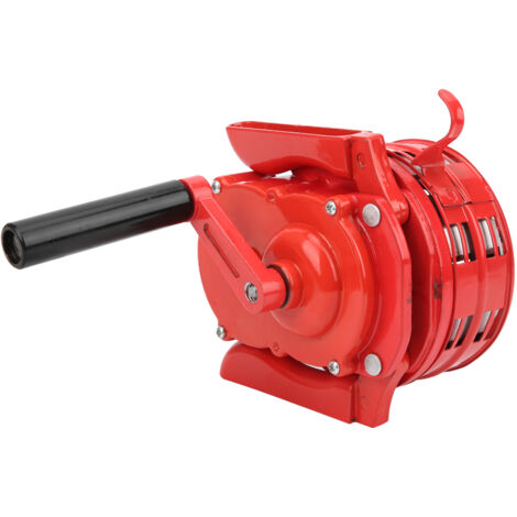 Sirène à manivelle rouge portable, alarme manuelle 120 dB pour écoles et troupes (1/5)