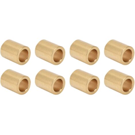 8 pièces Douille en Laiton Auto-lubrifiée 8mm Alésage X 12mm OD X 15mm Longueur pour Guidage à Glissement (1/5)