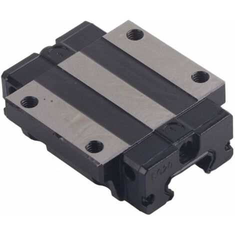 Bloc coulissant linéaire HGW20CC 37.84KN, accessoire en acier pour rail de guidage à haute capacité de charge (1/5)