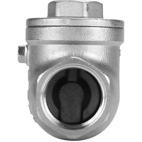 Clapet anti-retour à battant en acier inoxydable 3/4" DN20, filetage femelle, pression 200 PSI WOG (1/5)