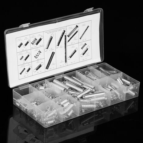 200 pièces/Set Ressorts de Compression en Acier Carbone 20 Tailles avec Boîte de Rangement (1/5)