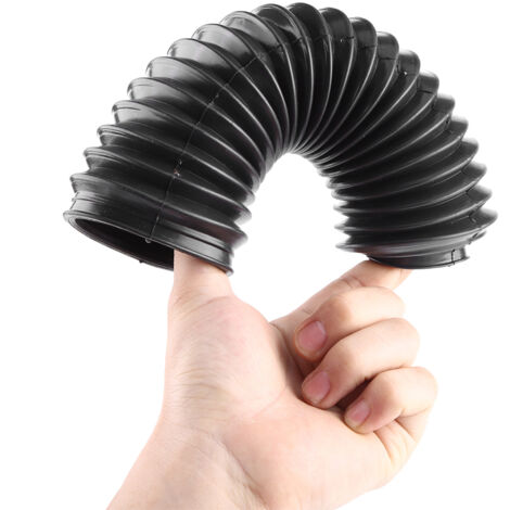 1 Paire de Manchons Caoutchouc pour Fourche Moto, Protection Amortisseur Avant Noir pour CBR Dirt Bike Quad (1/5)