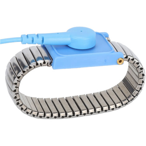 Bracelet antistatique en acier inoxydable, réglable et résistant à l'usure pour mise à la terre efficace (1/5)