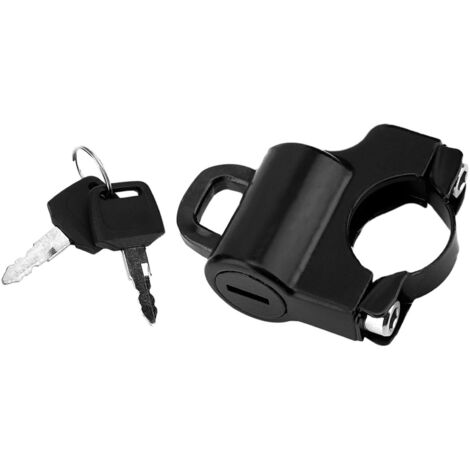 Cadenas de Sécurité Universel pour Casque de Moto avec 2 Clés - 22mm (Noir) (1/5)