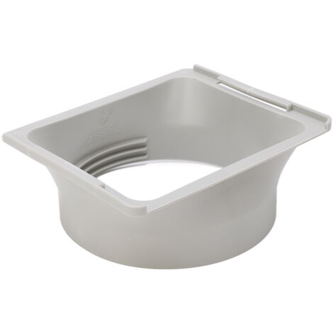 Adaptateur de raccordement carré à rond pour tuyau d'évacuation de climatiseur portable 6 pouces