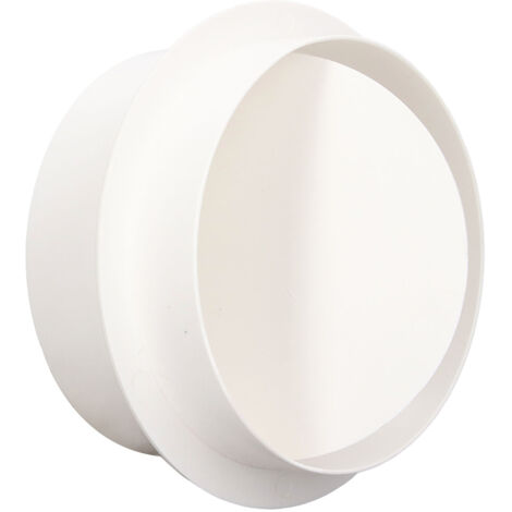 Clapet anti-retour 6 pouces, bloqueur de tirage, régulateur unidirectionnel de flux d'air, accessoire de raccord ABS pour conduit (1/5)